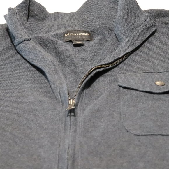 Banana Republic Light Zip up Sweater - Picture 3 of 4